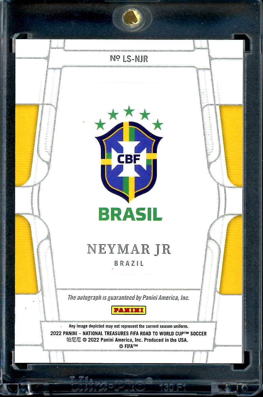 2022 Panini National Treasures Neymar Jr. Legendary Signatures Auto Red /10 Brazil - Trading Card Market