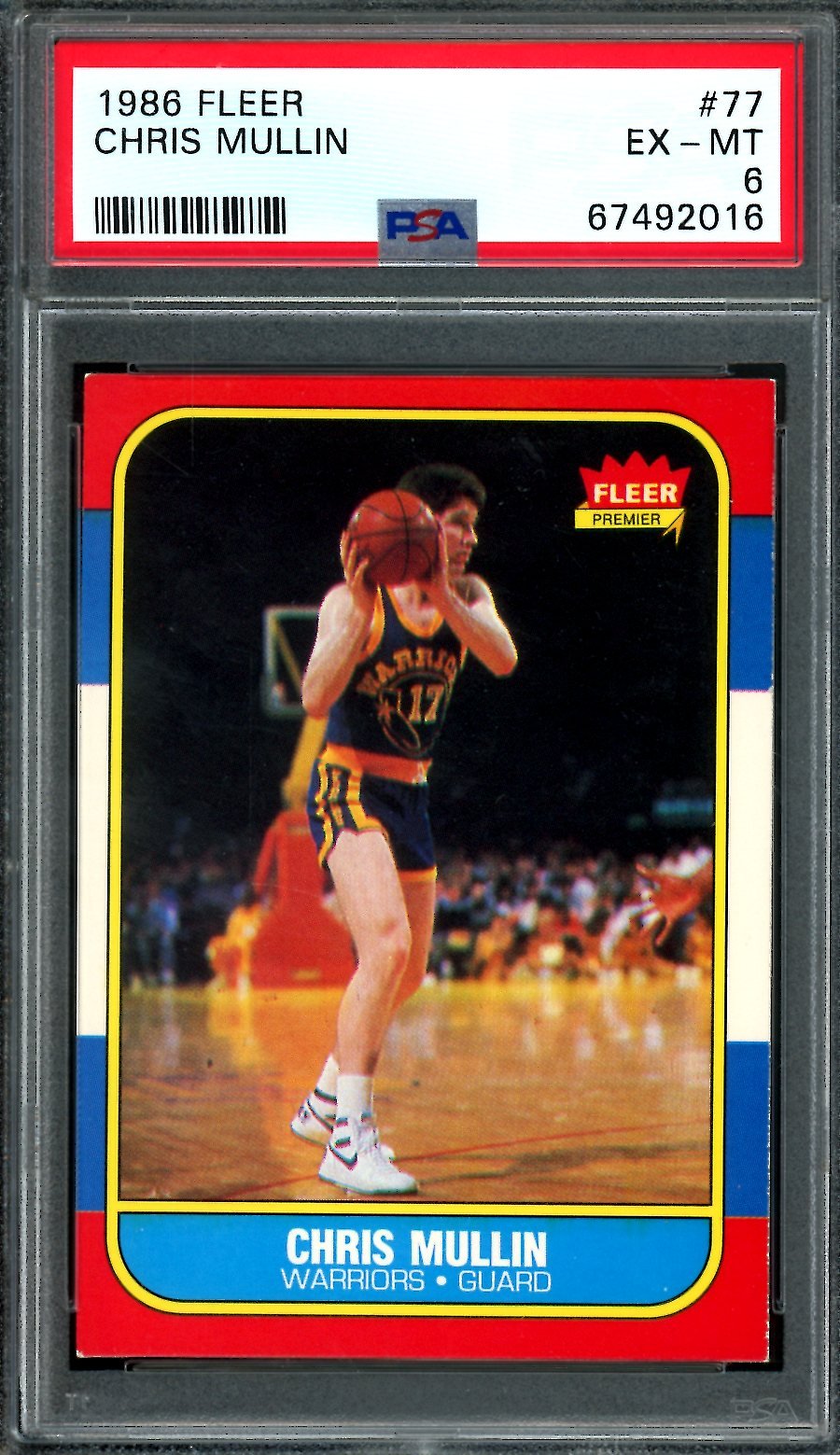 1986 Fleer Chris Mullin PSA 6 Warriors - Trading Card Market