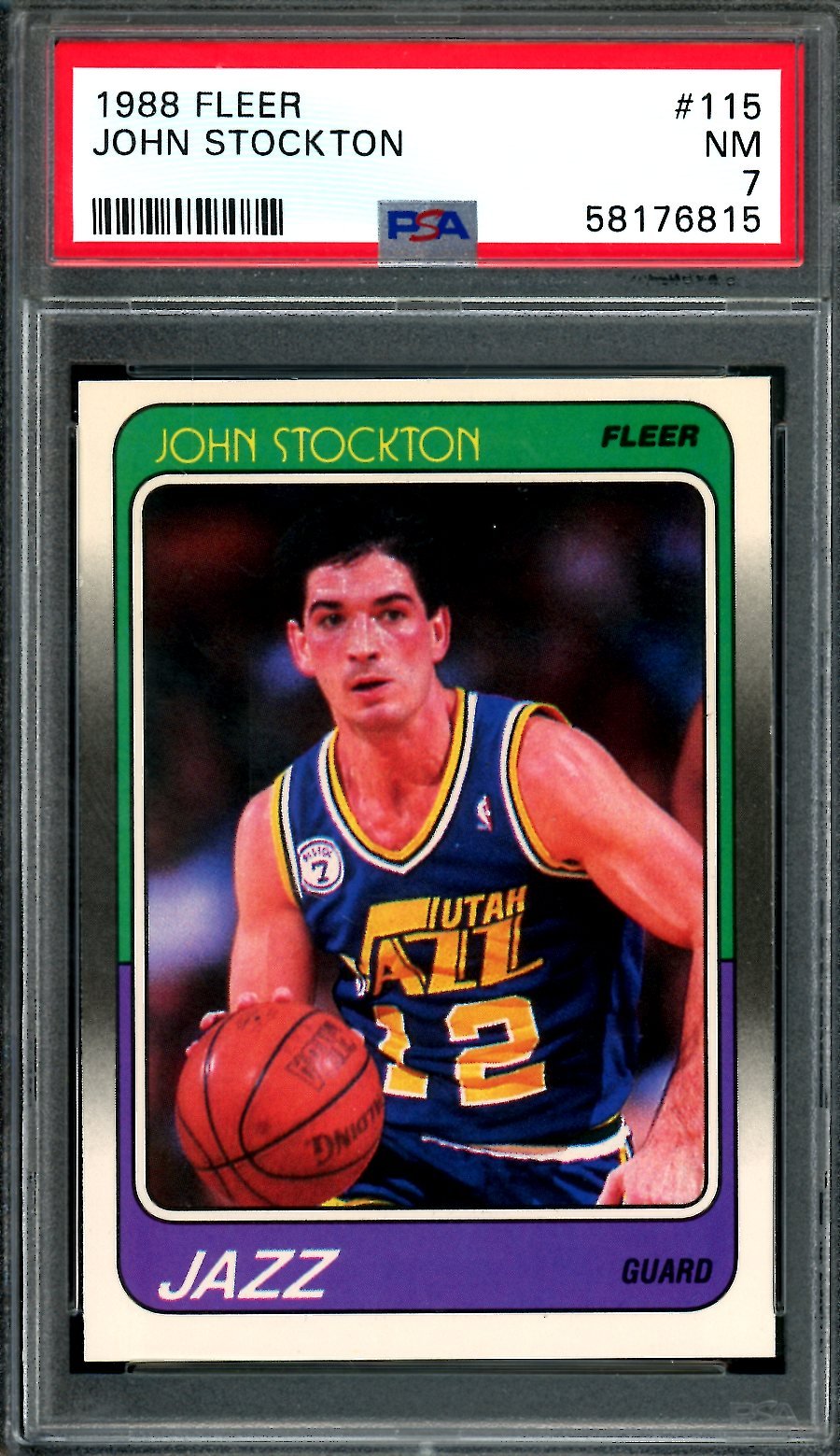 1988 Fleer John Stockton PSA 7 Jazz - Trading Card Market