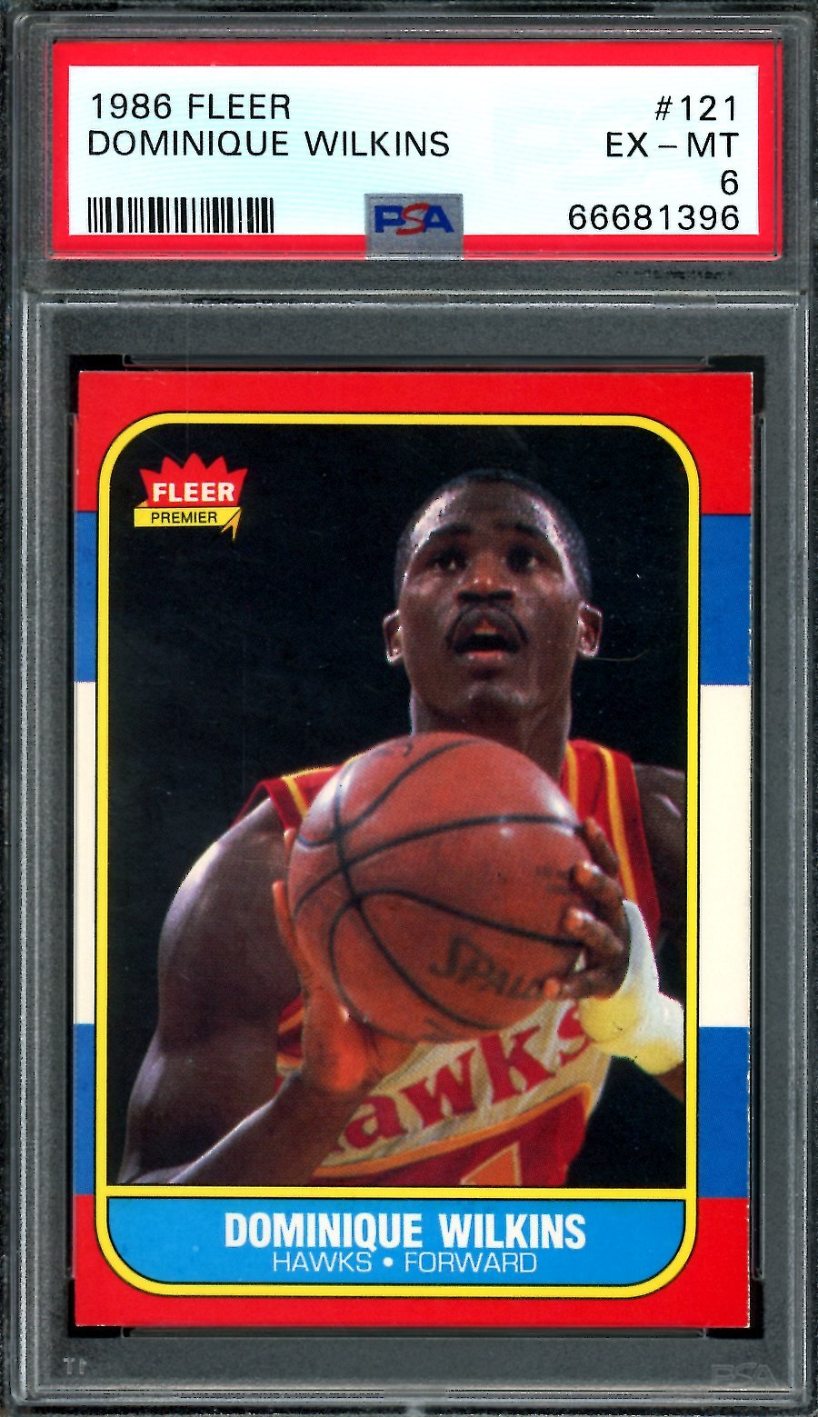 1986 Fleer Dominique Wilkins PSA 6 Hawks - Trading Card Market