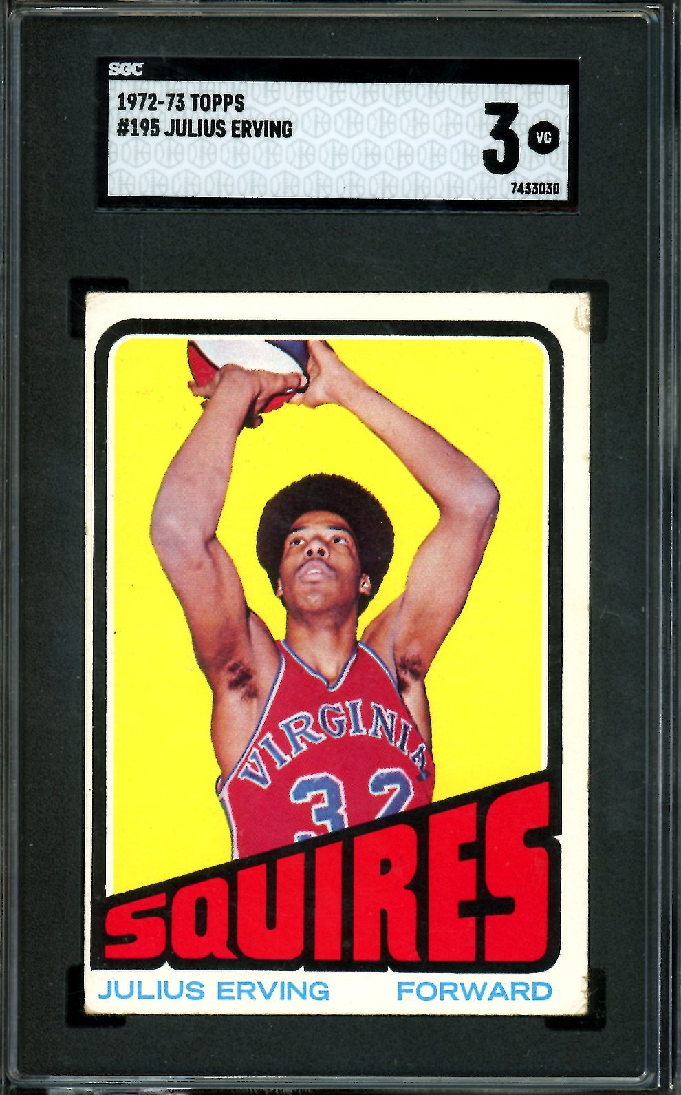 1972 - 73 Topps Julius Erving Rookie SGC 3 Squires - Trading Card Market