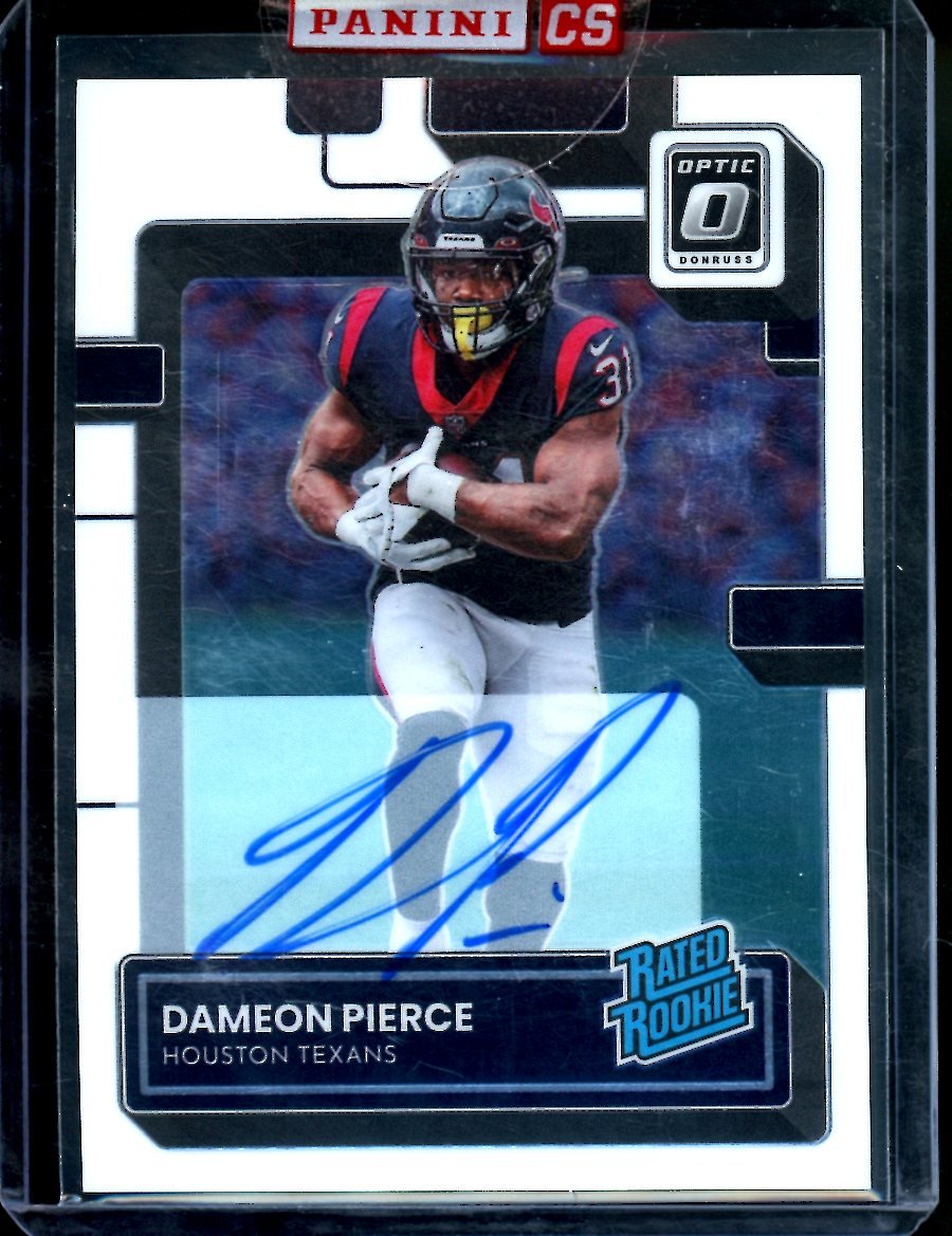 2022 Panini Optic Dameon Pierce Rookie Auto Texans