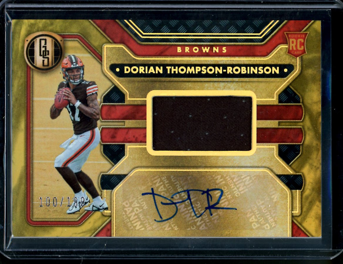 2023 Panini Gold Standard Dorian Thompson Robinson Rookie RPA /199 Browns
