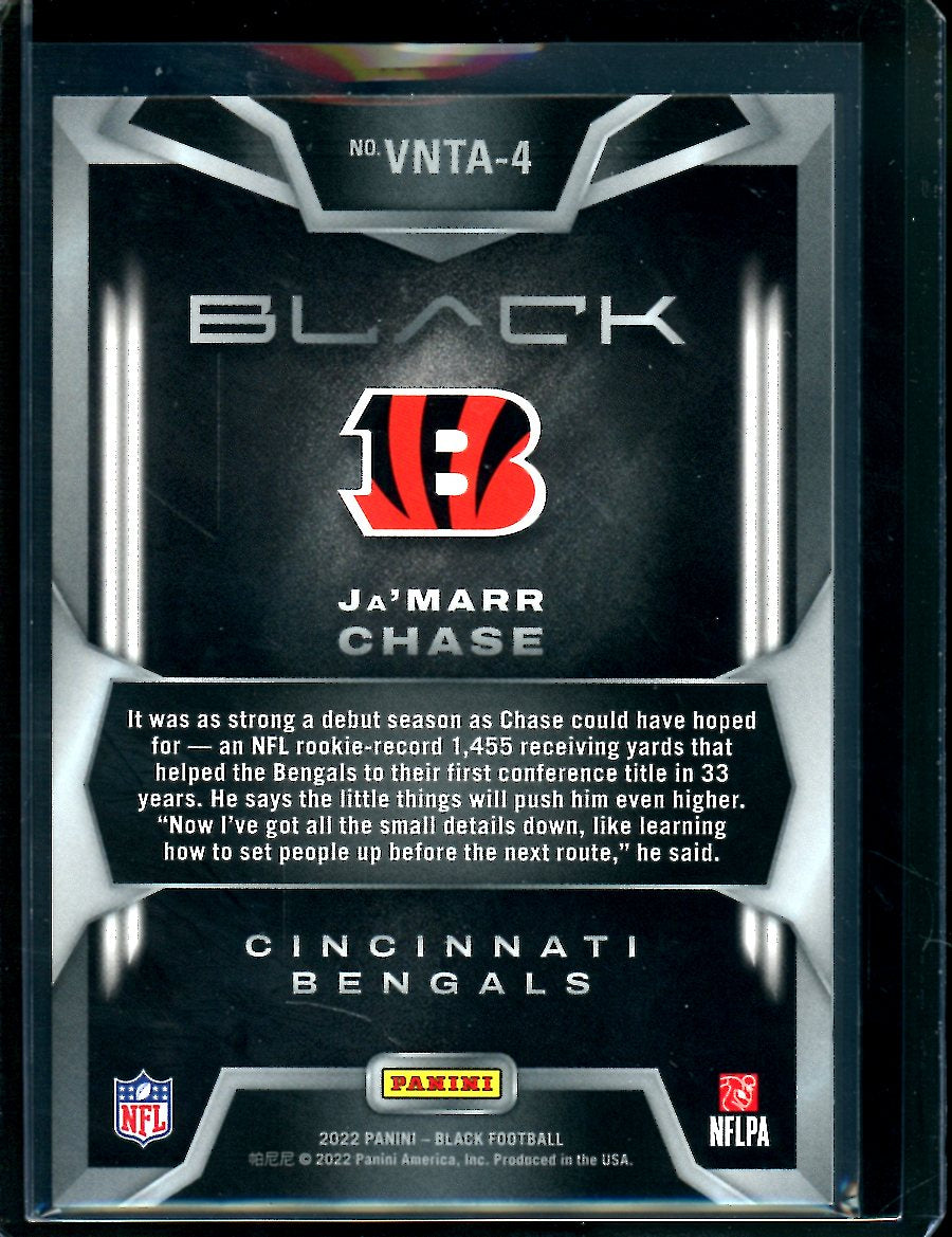 2022 Panini Black Ja'Marr Chase Vanta SSP Bengals