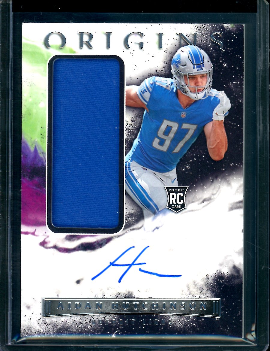 2022 Panini Origins Aidan Hutchinson Rookie RPA Lions