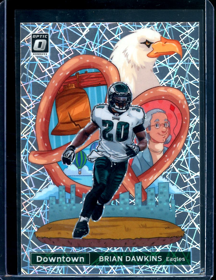 2021 Panini Optic Brian Dawkins Downtown SSP Eagles