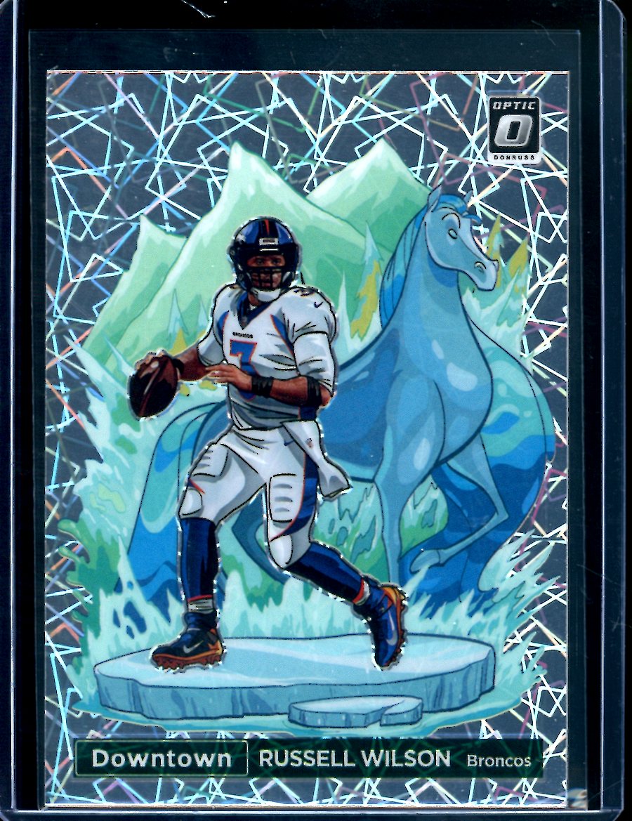 2022 Panini Optic Russell Wilson Downtown SSP Broncos