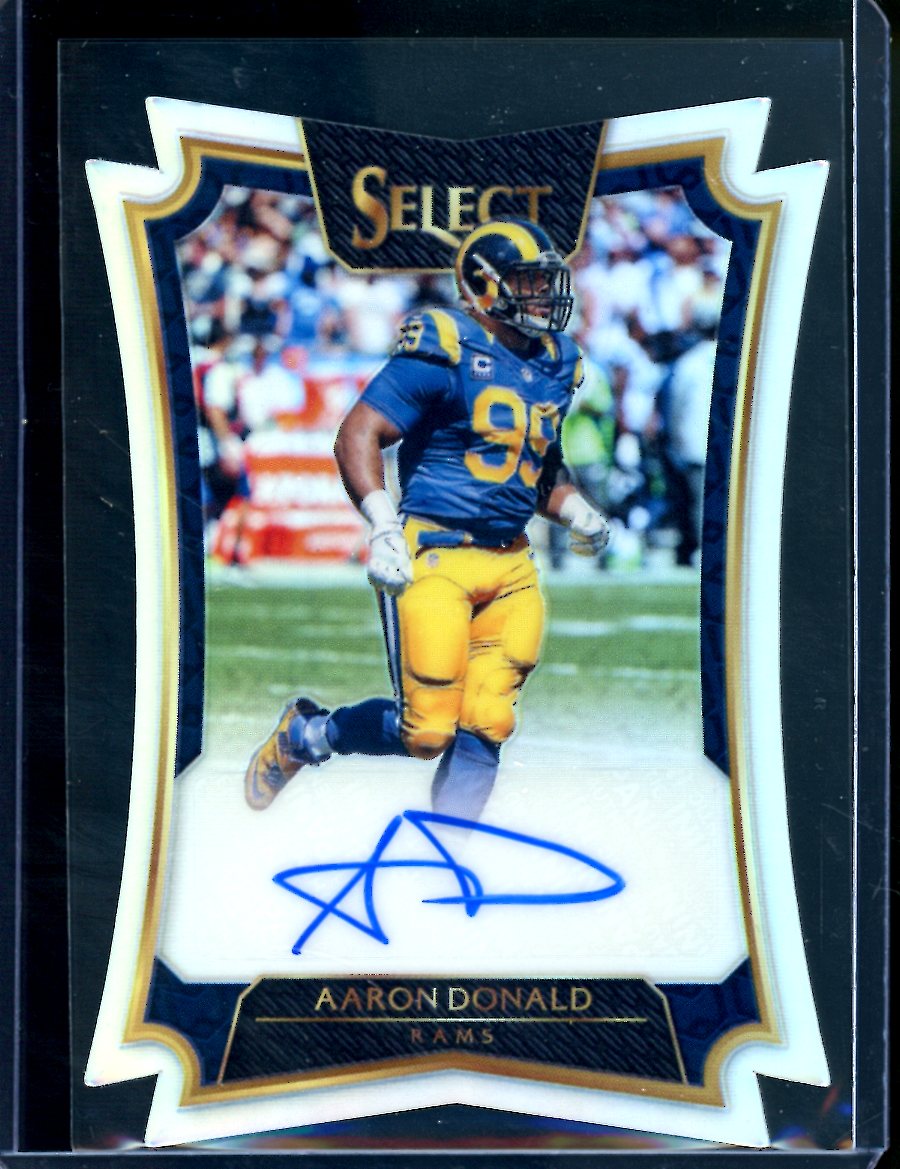 2016 Panini Select Aaron Donald Auto /49 Rams
