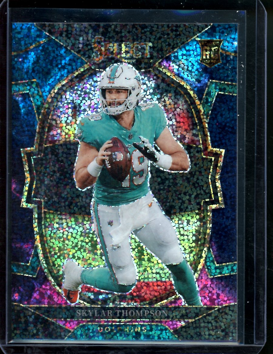 2022 Panini Select Skylar Thompson Rookie Cosmic Concourse Dolphins