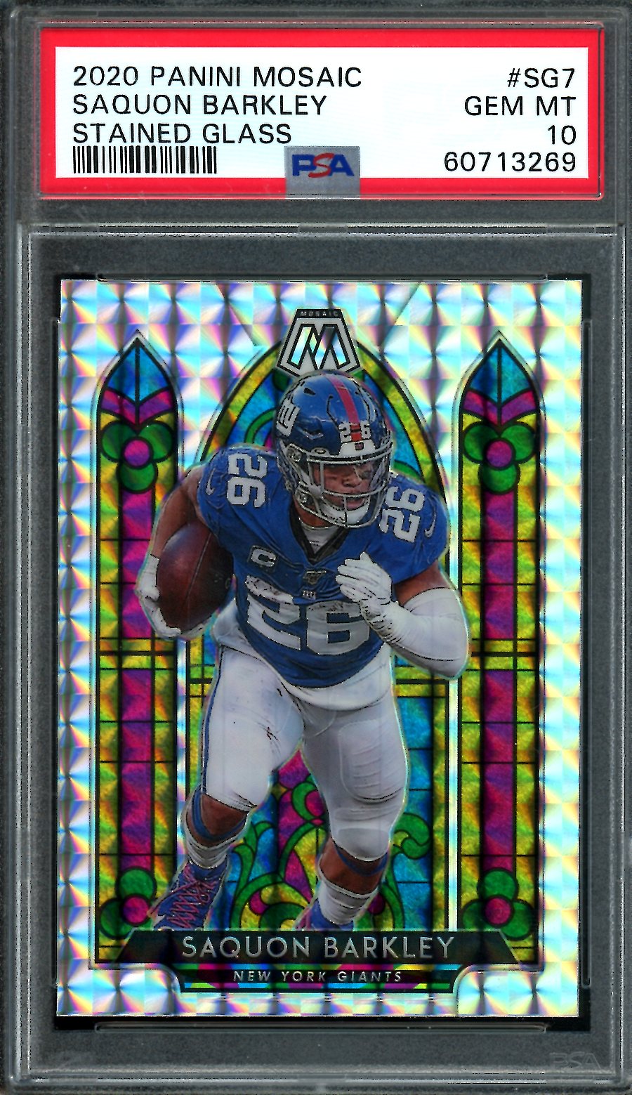 Giants set outlet PSA 9 Saquon Barkley Prizm set