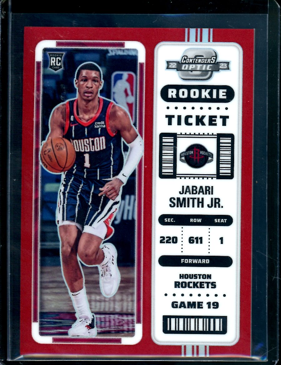 Jabari Smith Jr 2022-23 Panini Hoops Rookie Ink Auto Rockets good Autograph RC