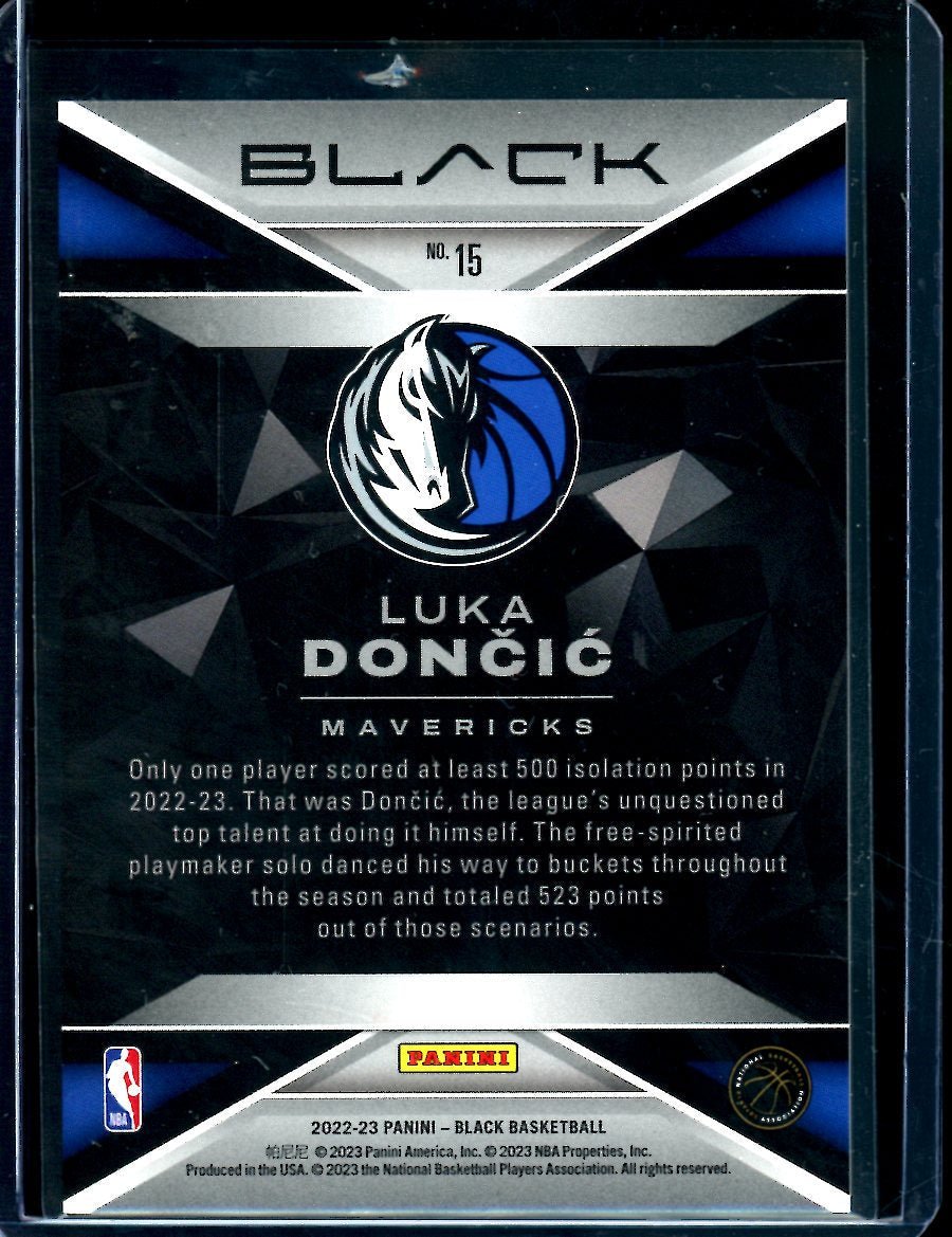 2022 - 23 Panini Black Luka Doncic Wave /75 Mavericks - Trading Card Market