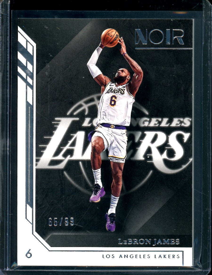 2022-23 Panini Noir LeBron James /99 Lakers
