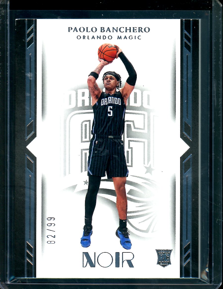 2022-23 Panini Noir Paolo Banchero Rookie Icon Edition /99 Magic