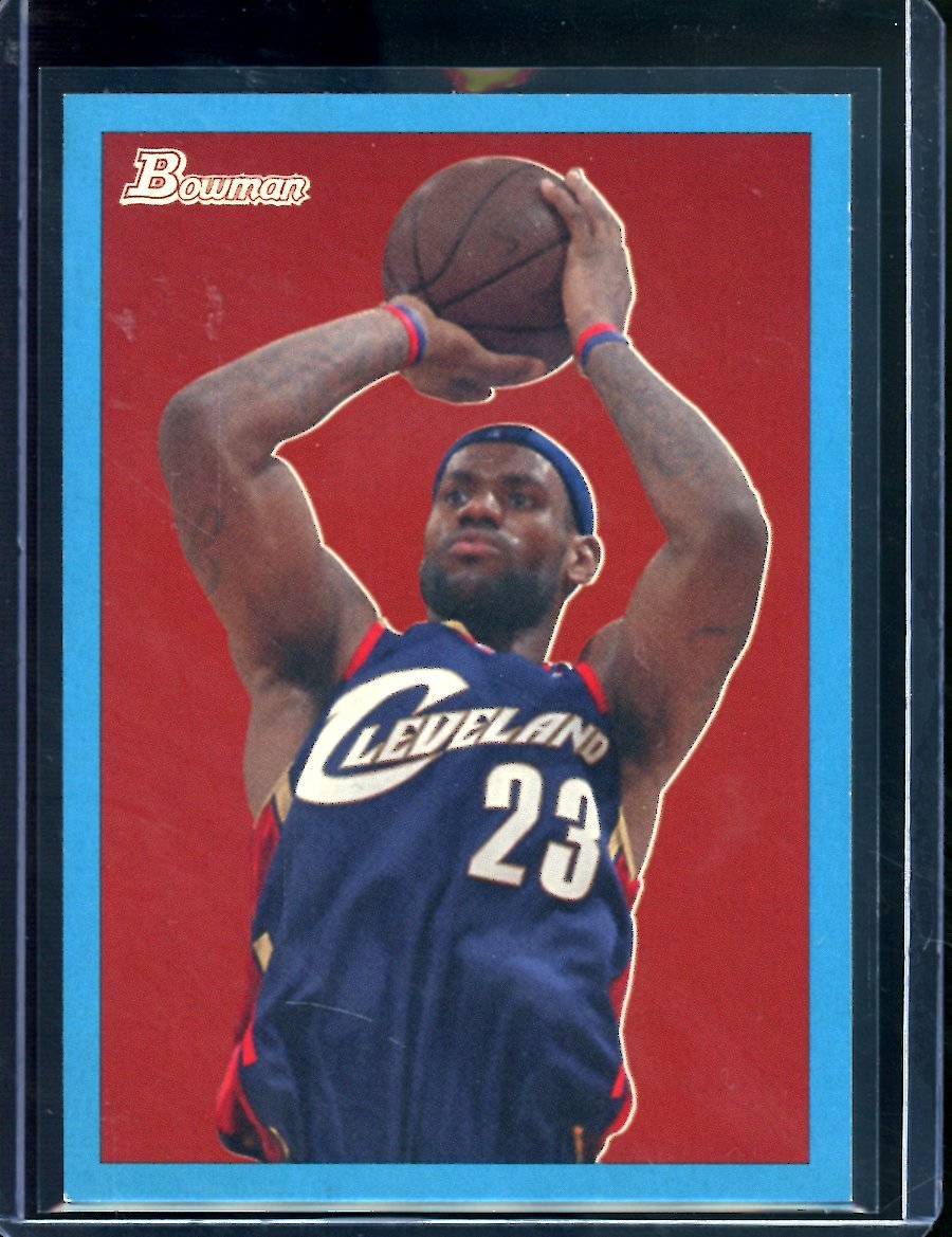 2009 Bowman LeBron James Blue Border /1948 Cavaliers - Trading Card Market