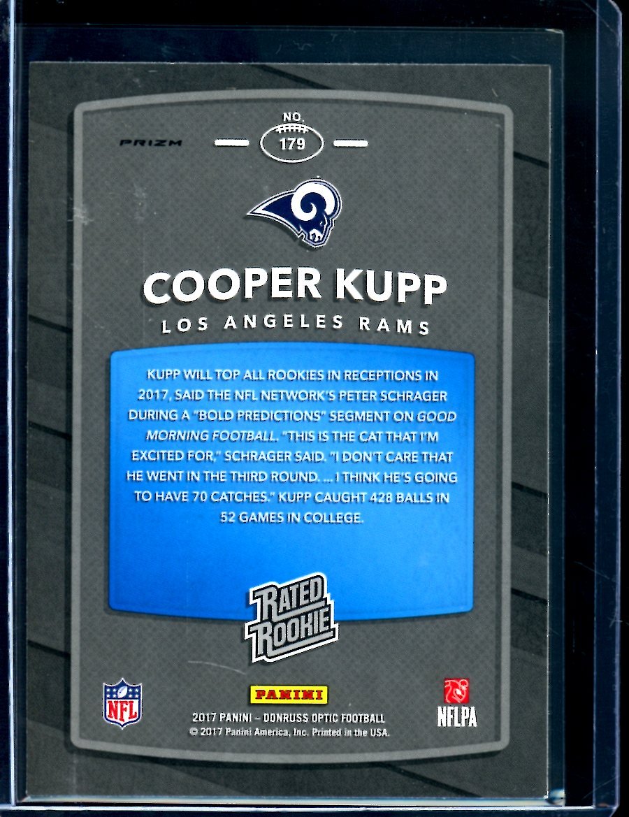 2017 Panini Optic Cooper Kupp Rookie Pink Rams - Trading Card Market