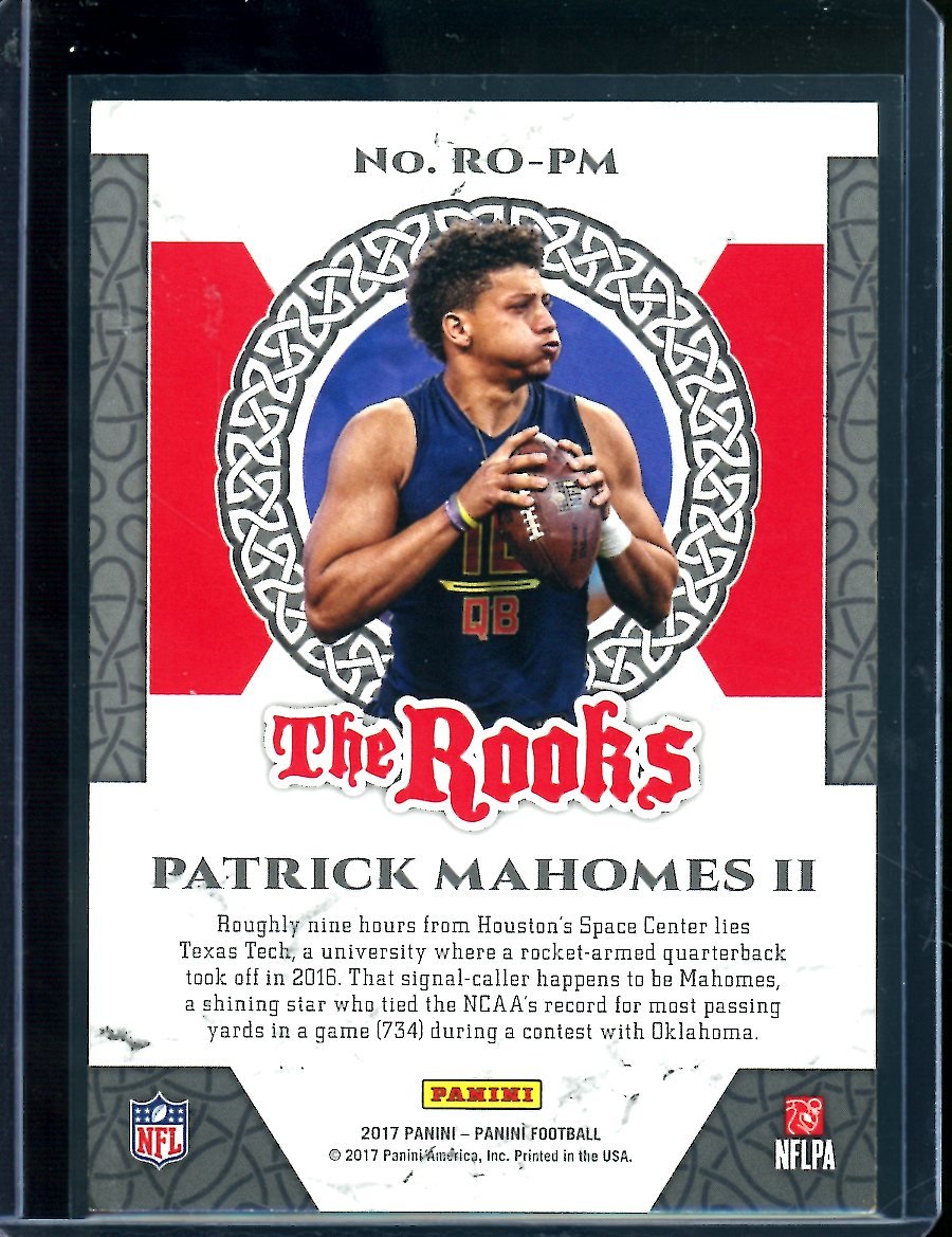 2017 Panini Panini Patrick Mahomes Rookie The Rooks Chiefs