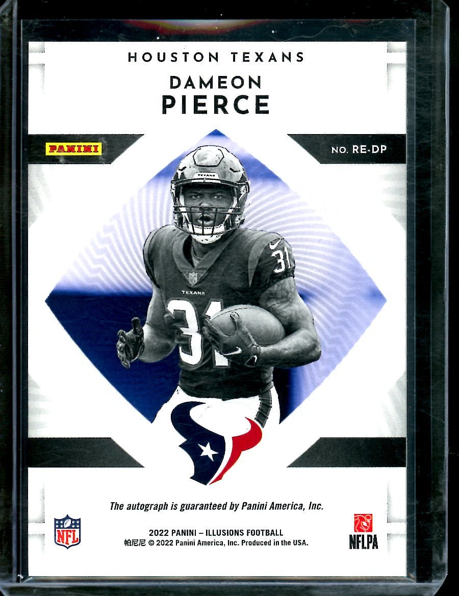 2022 Panini Illusions Dameon Pierce Rookie Auto /199 Texans - Trading Card Market