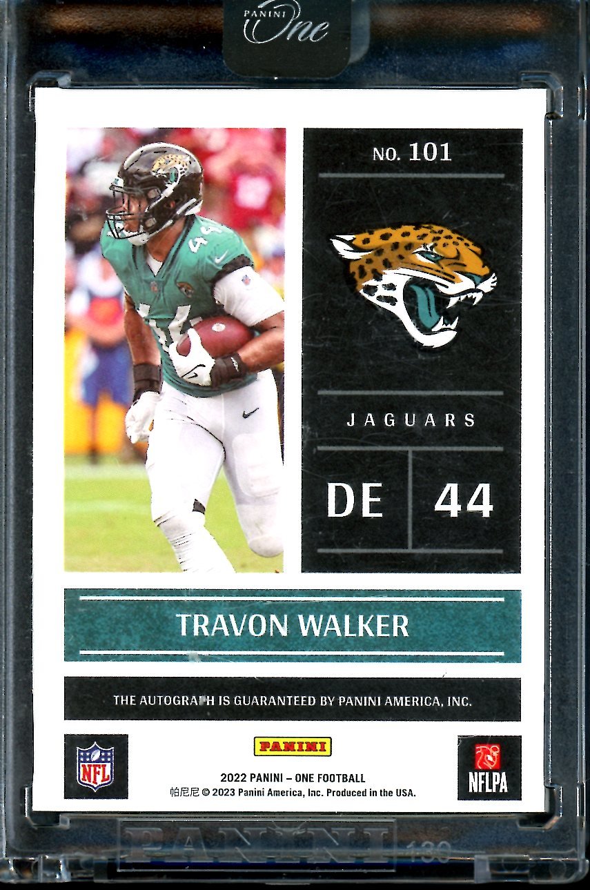 2022 Panini One Travon Walker Rookie Day One Auto /25 Jaguars - Trading Card Market