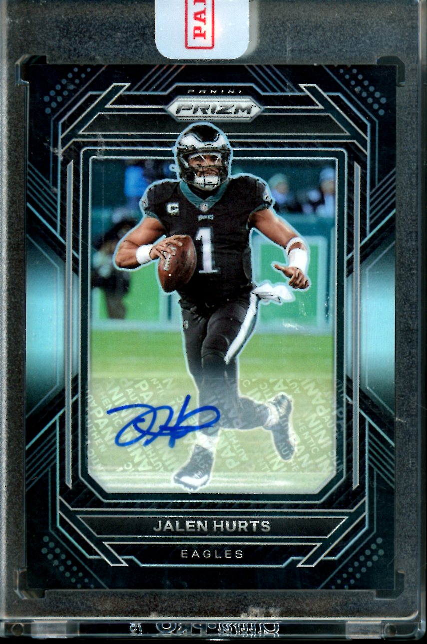 2022 Panini Chronicles Prizm Black Jalen Hurts Auto Eagles