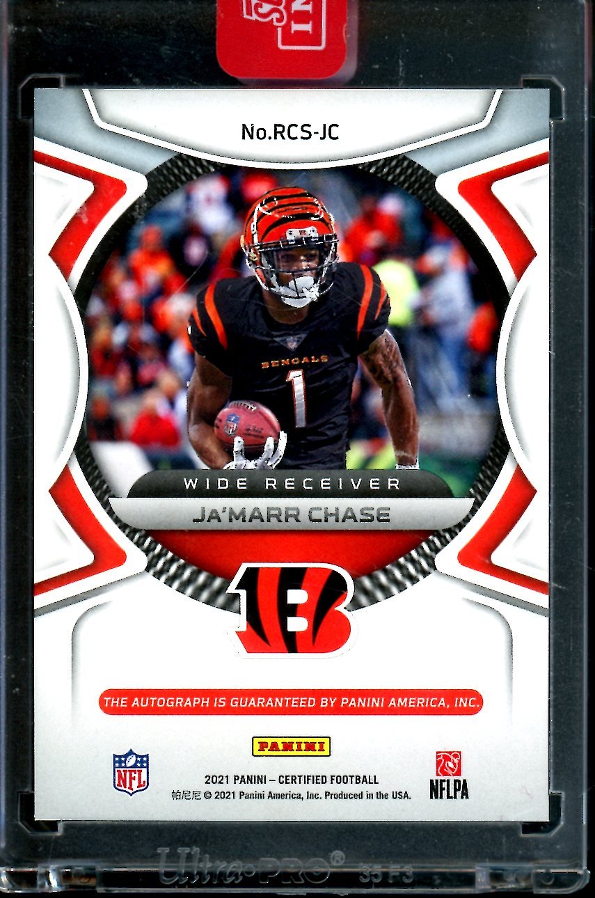2021 Panini Certified Ja'Marr Chase Rookie Roll Call /10 Bengals - Trading Card Market