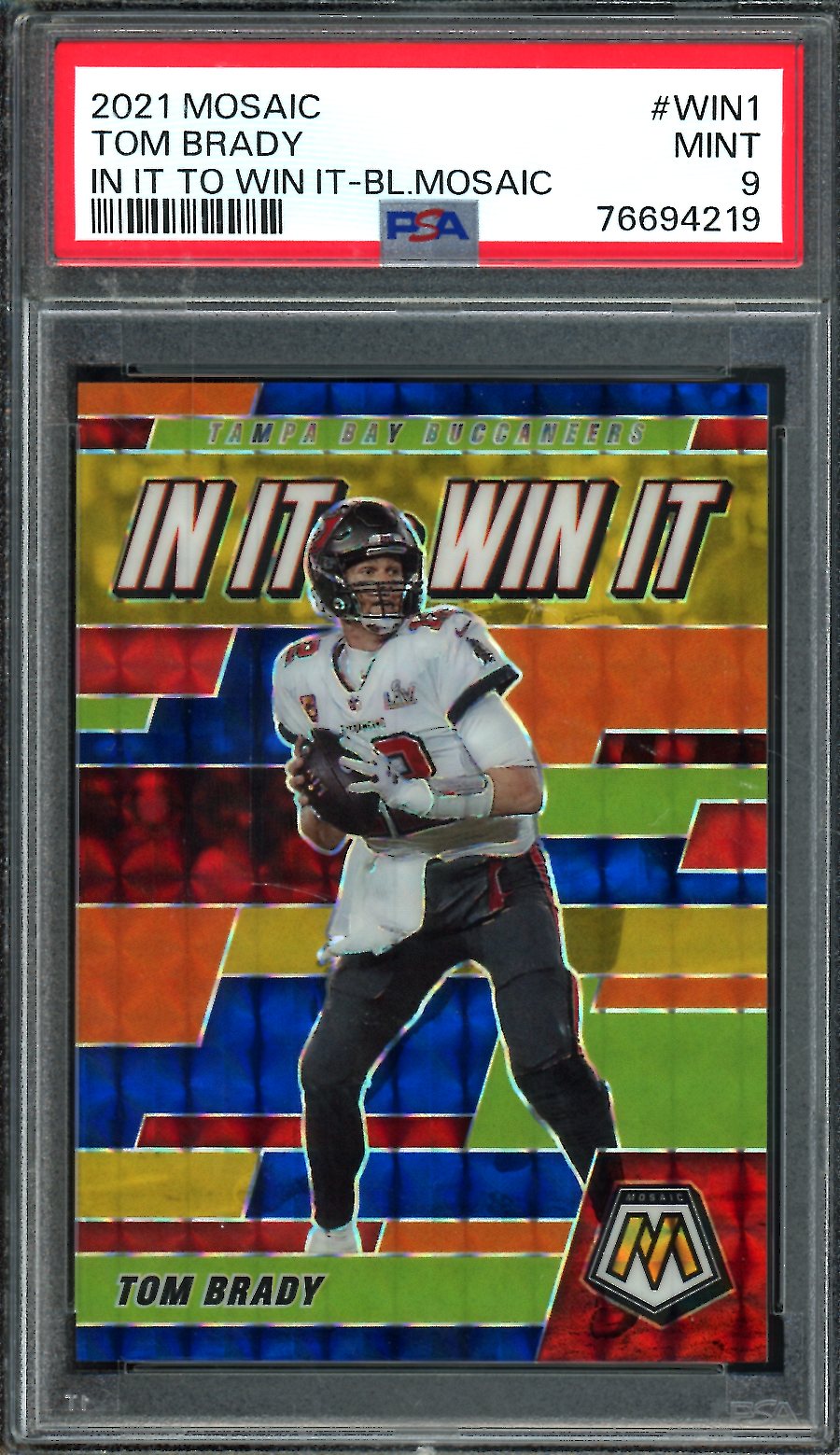 Tom 2024 brady mosaic psa9