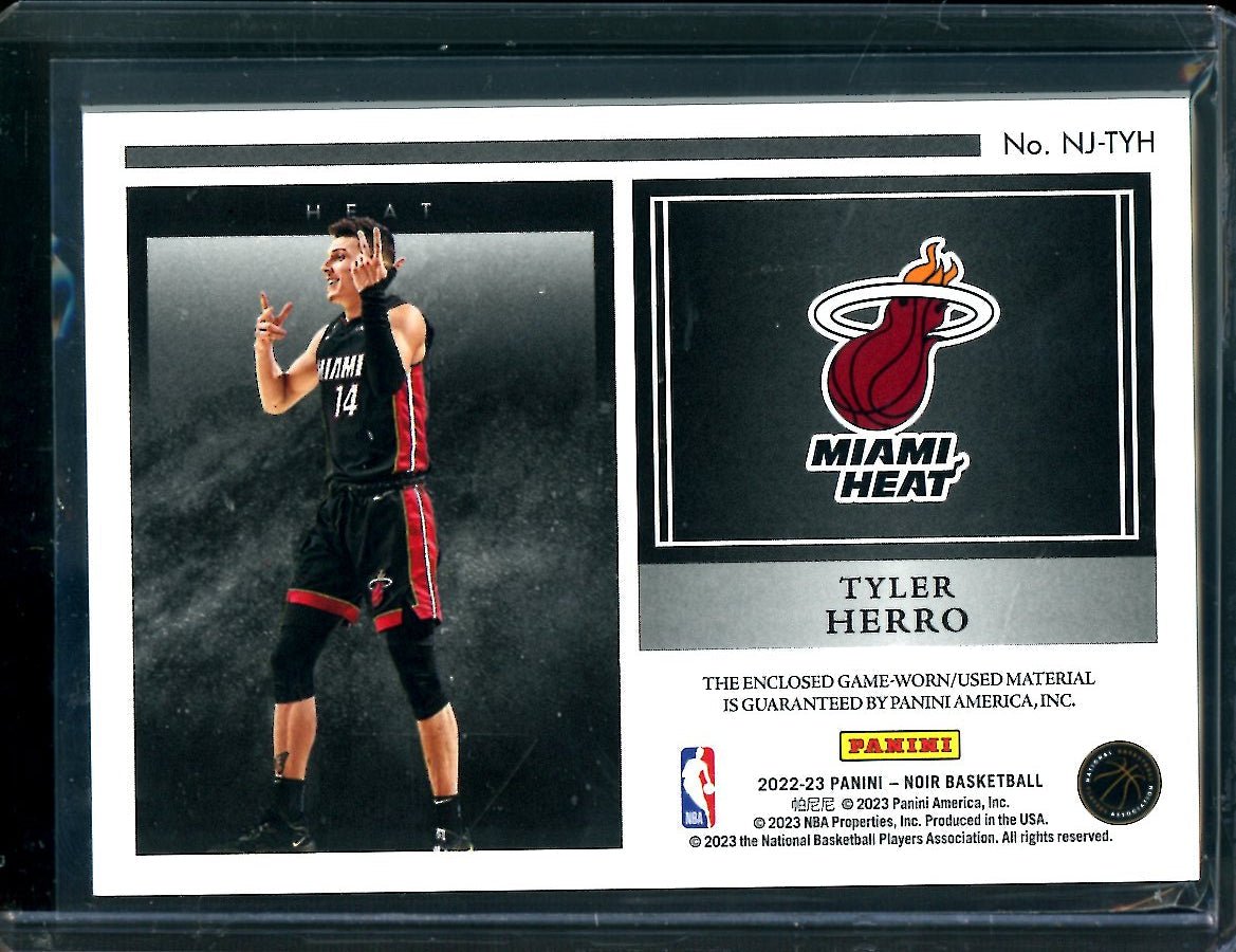 2022/23 Panini Noir Tyler Herro Newsreels /25 Heat - Trading Card Market