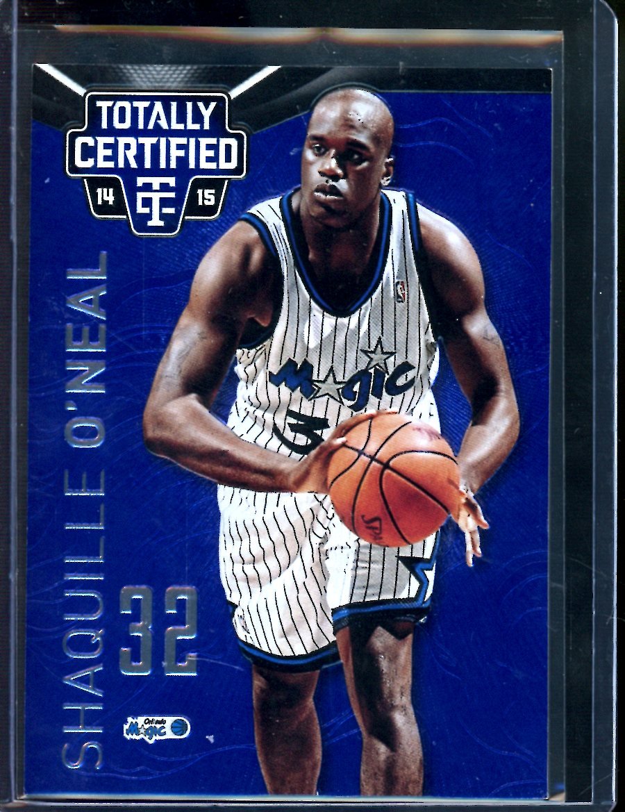 2014/15 Panini Totally Certified Shaquille O'Neal Blue 001/149 Magic - Trading Card Market