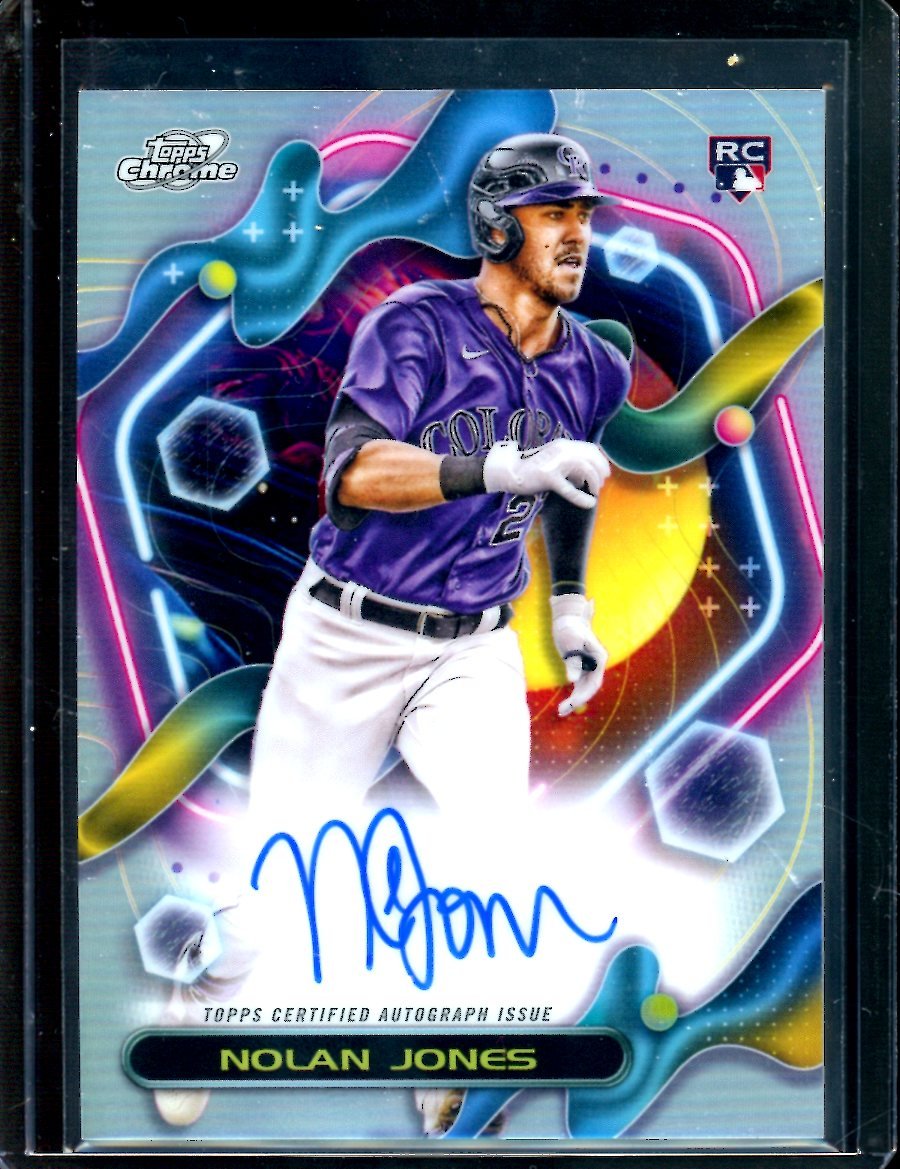 2023 Topps Cosmic Chrome Nolan Jones Rookie Autograph Rockies