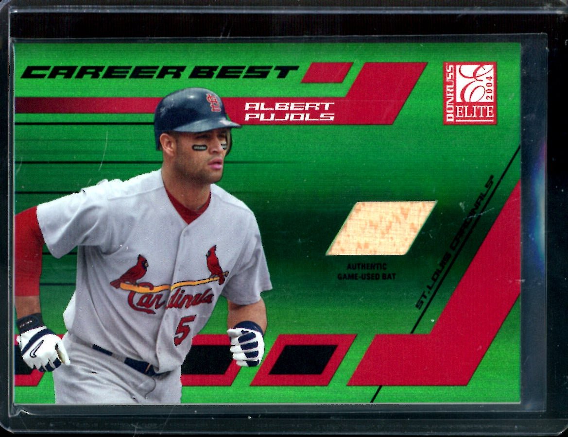 2004 Donruss Elite Albert Pujols Bat Relic /200 Cardinals - Trading Card Market