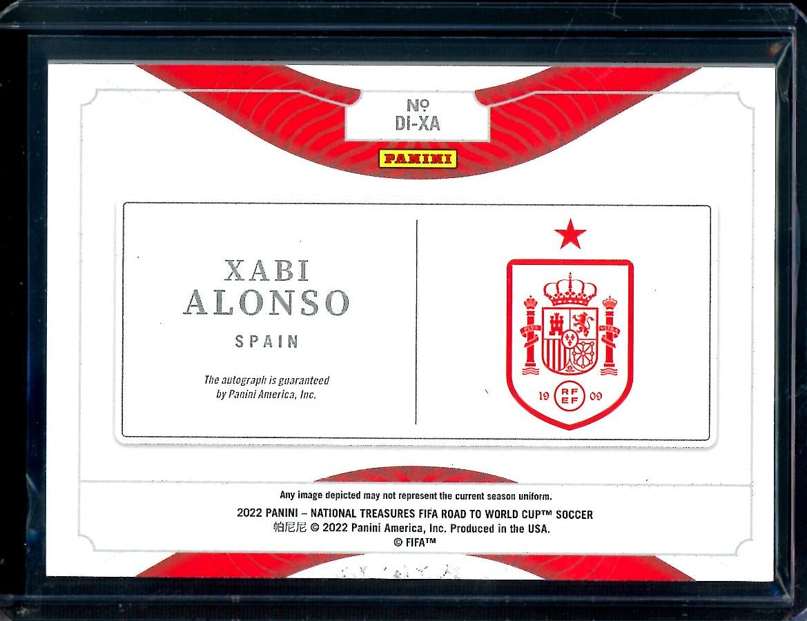2022 Panini National Treasures Xabi Alonso Definitive Ink Autograph /25 Spain - Trading Card Market
