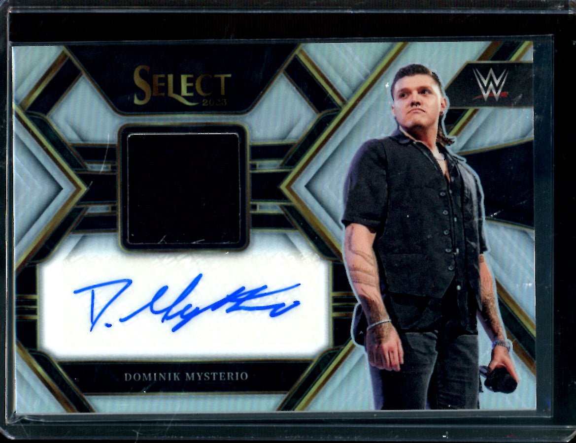 2023 Panini Select Dominik Mysterio patch autograph /99 WWE – Trading Card  Market