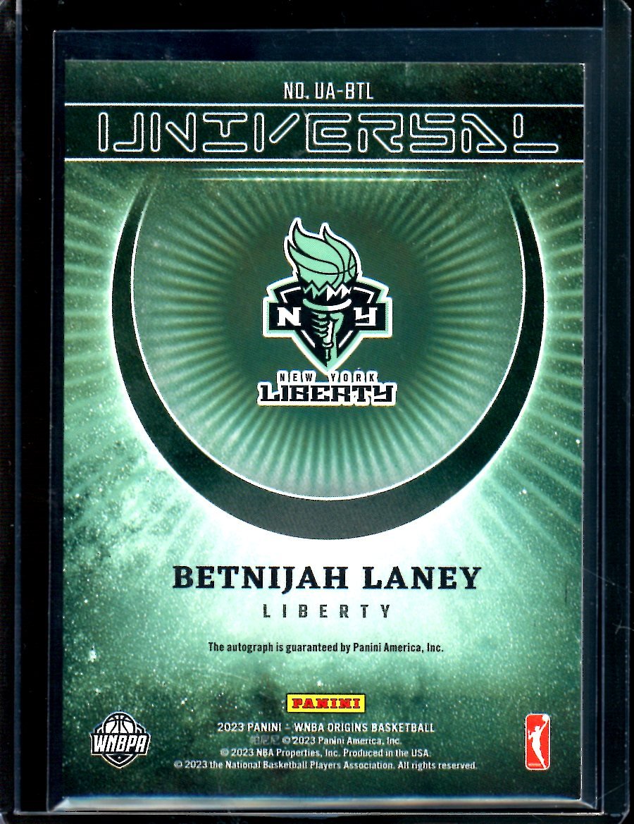 2023 Panini Origins Betnijah Laney Universal Autograph /25 Liberty - Trading Card Market