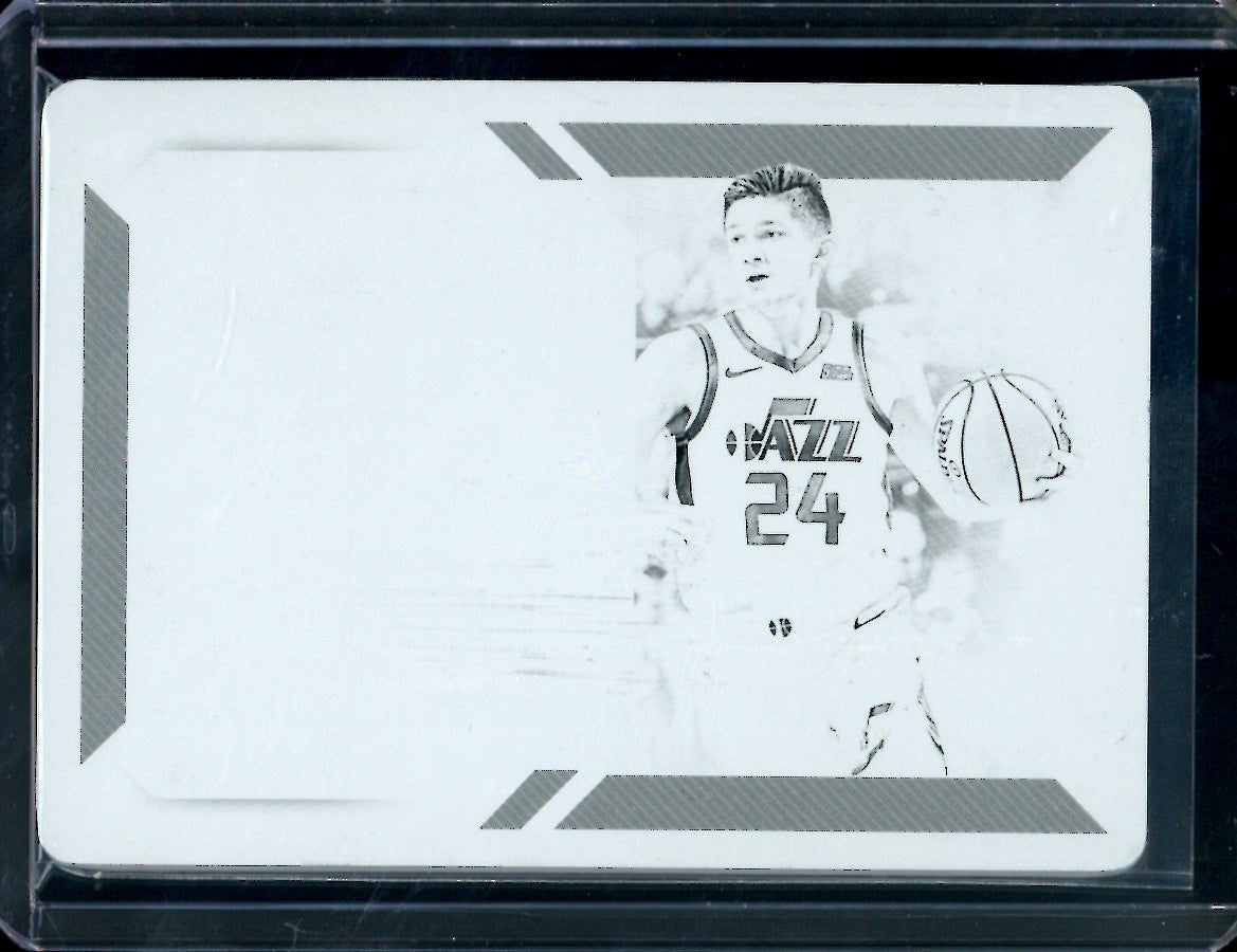 2020 Panini National Treasures Grayson Allen Printing Plate 1/1 Jazz