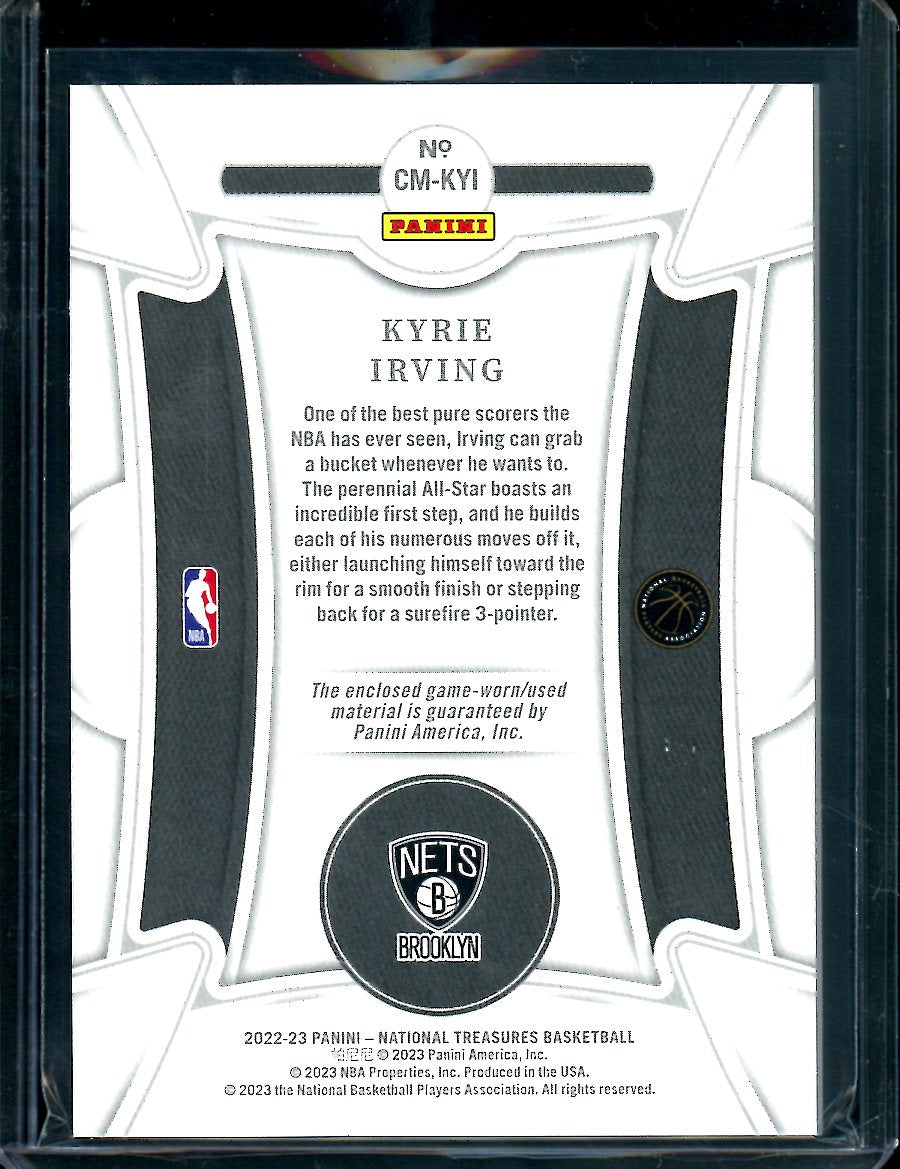 2022/23 Panini National Treasures Kyrie Irving Century Materials Patch /99 Nets