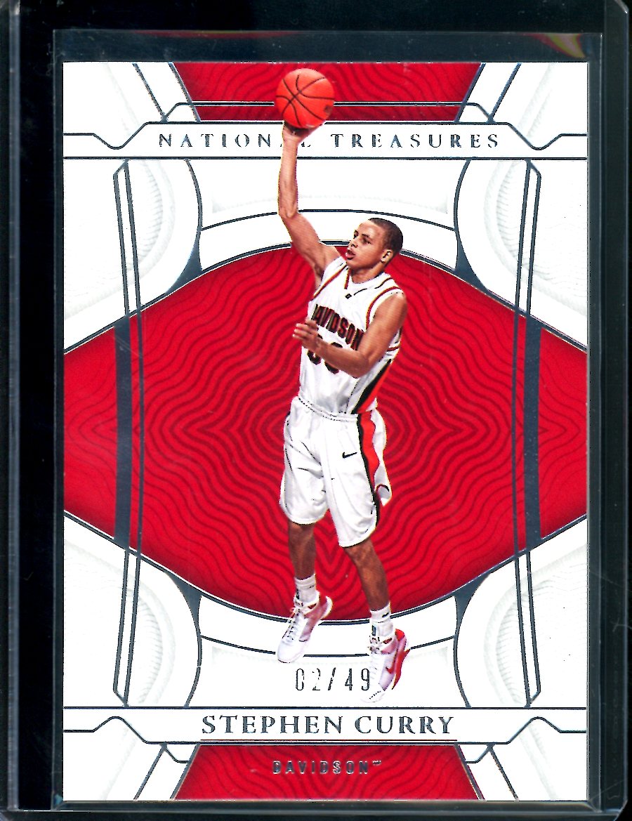 2022 Panini National Treasures Collegiate Stephen Curry /49 Davidson