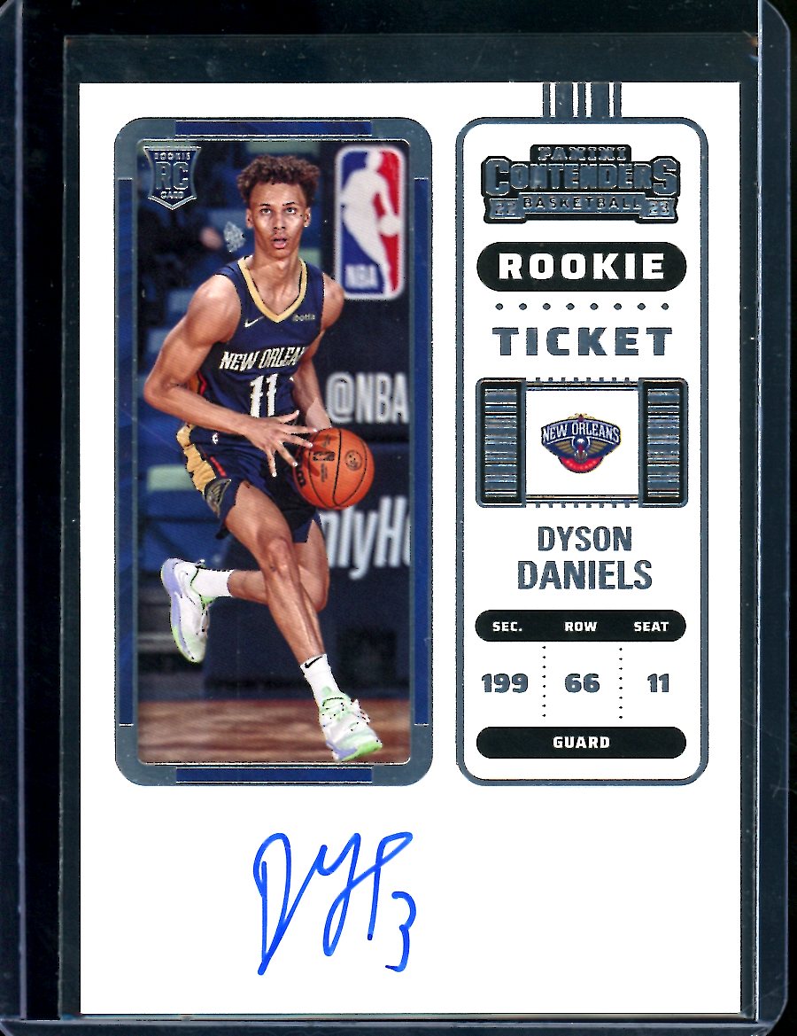 2022/23 Panini Contenders Dyson Daniels Rookie Ticket Auto 