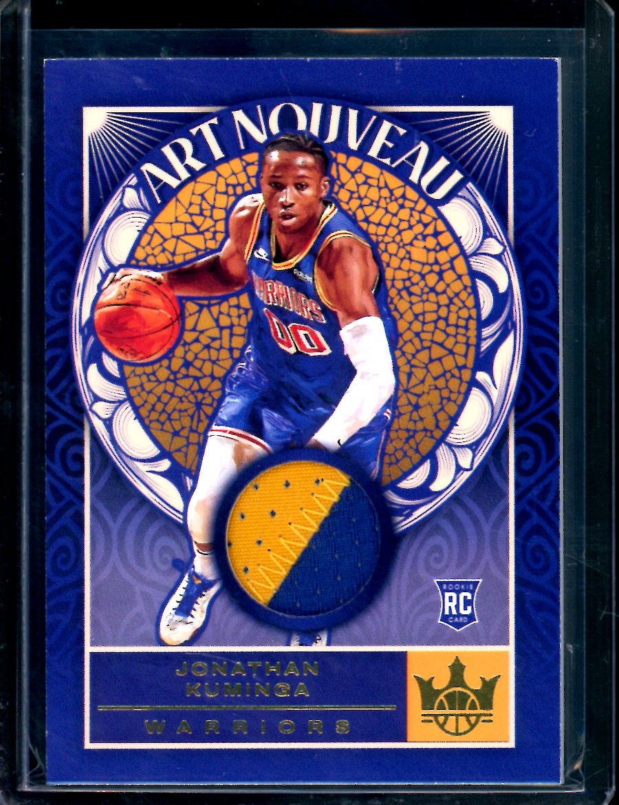 2021/22 Panini Crown Royale Jonathan Kuminga Rookie Art Nouveau Patch /25 Warriors