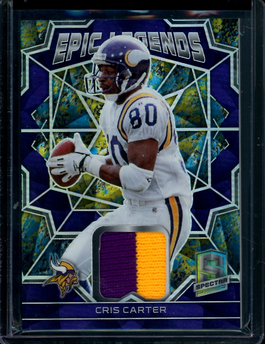 2022 Panini Spectra Cris Carter Epic Legends Patch /8 Vikings