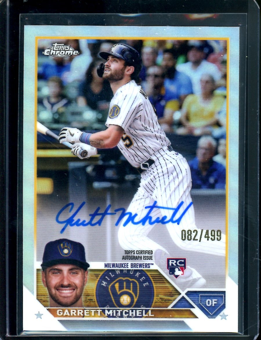 Topps  Garrett Mitchell auto　直書き　直筆カード Topps Garrett Mitchell auto直書き直筆カード