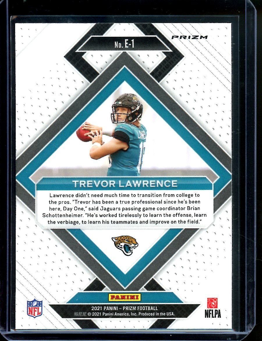 2021 Panini Prizm Trevor Lawrence Rookie Emergent Disco Jaguars - Trading Card Market