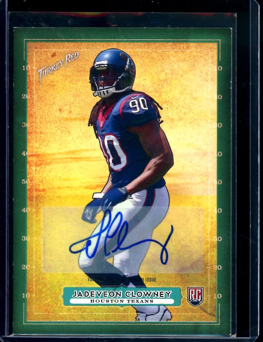 2014 Panini Turkey Red Jadeveon Clowney Rookie Auto /10 Texans - Trading Card Market