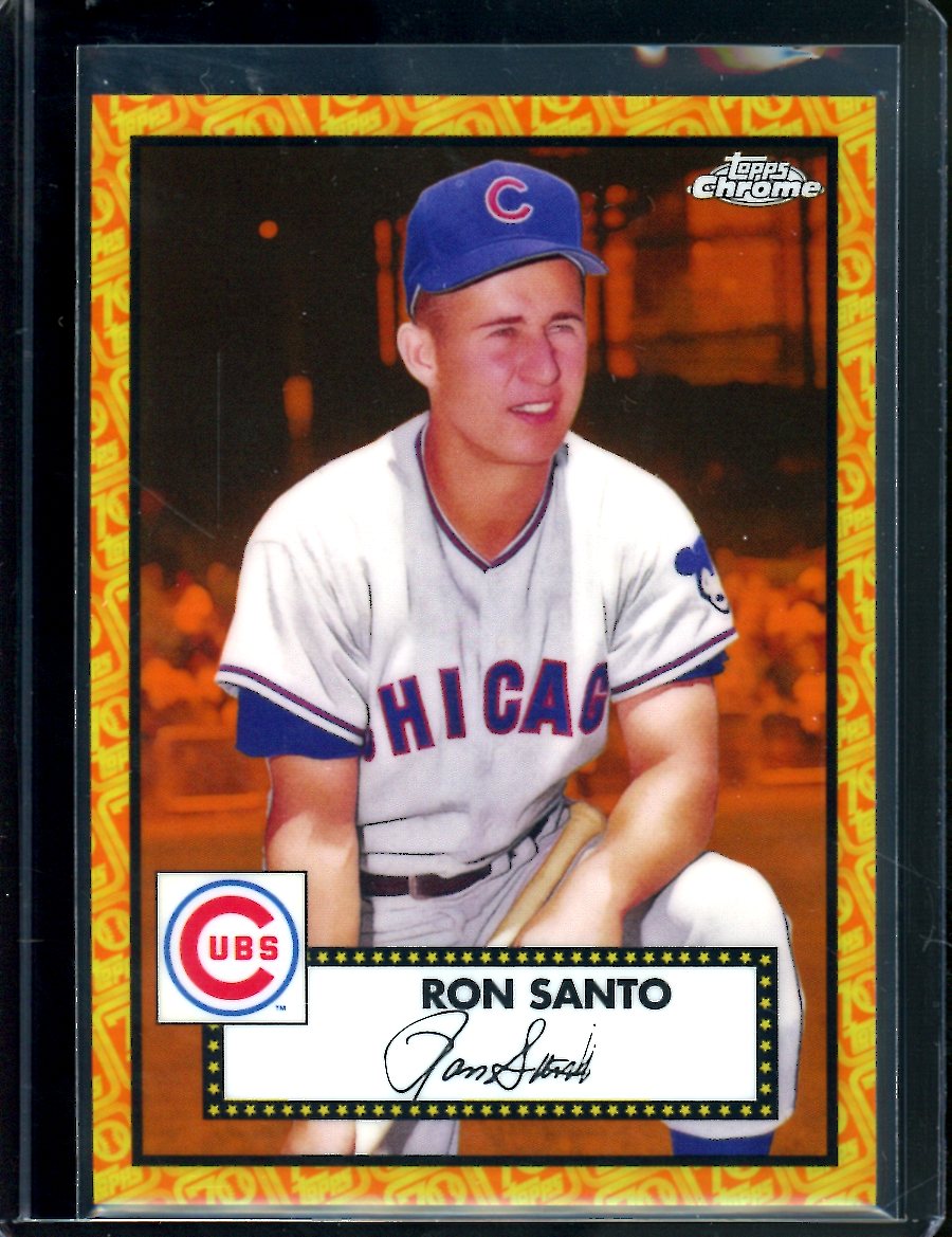 2021 Topps Chrome Platinum Anniversary Ron Santo /25 Cubs