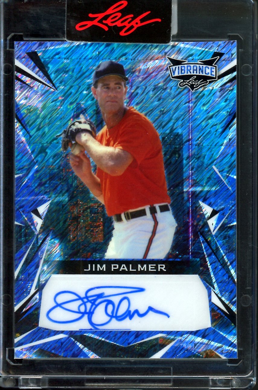 2023 Leaf Vibrance Jim Palmer Auto /12 Orioles