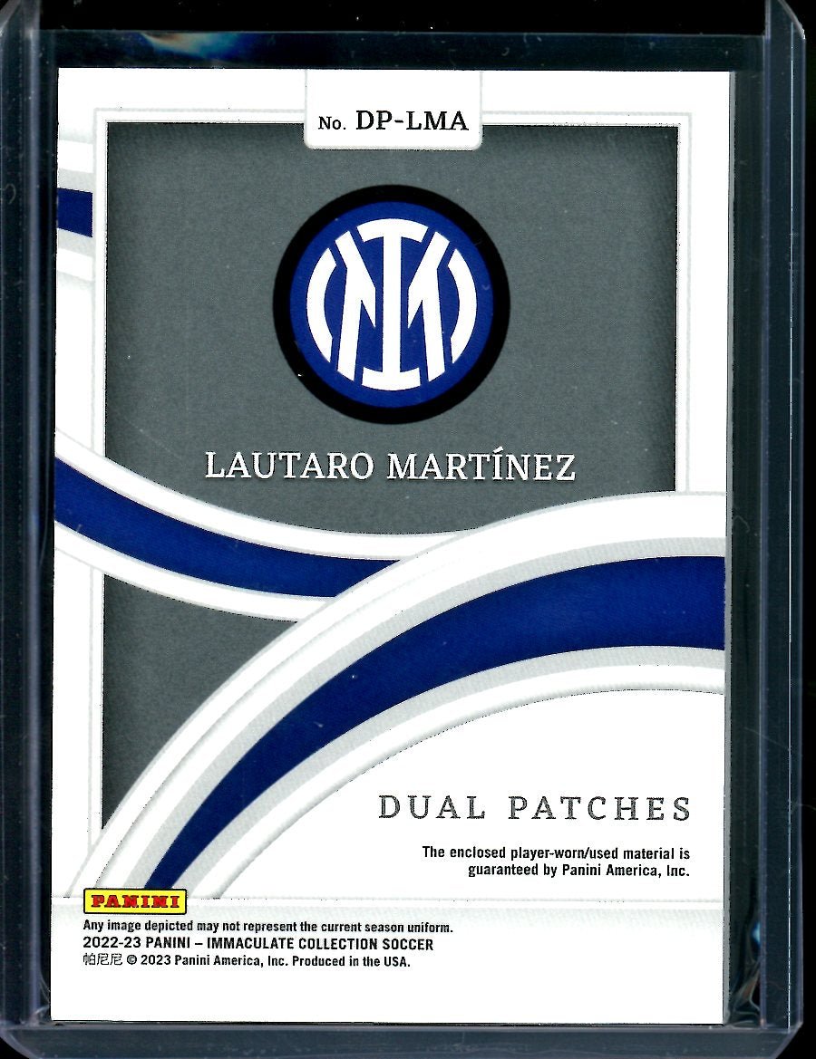 2022/23 Panini Immaculate Lautaro Martinez Patch /25 Inter Milan - Trading Card Market