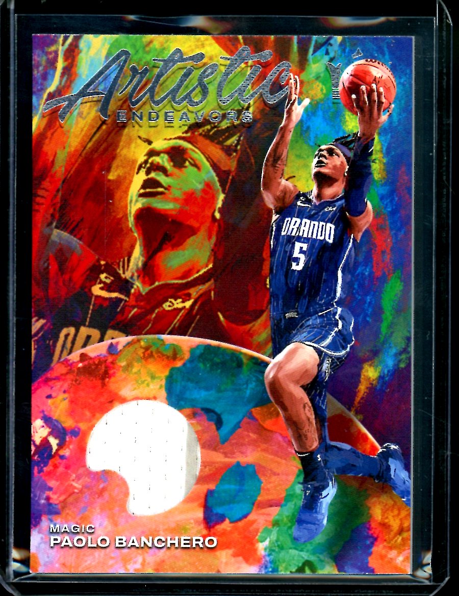2022/23 Panini Court Kings Paolo Banchero Rookie Artist Endeavors Patch Magic