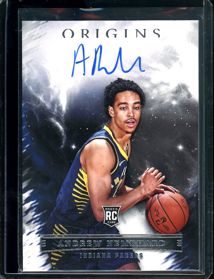 2022/23 Panini Origins Andrew Nembhard Rookie Auto Pacers