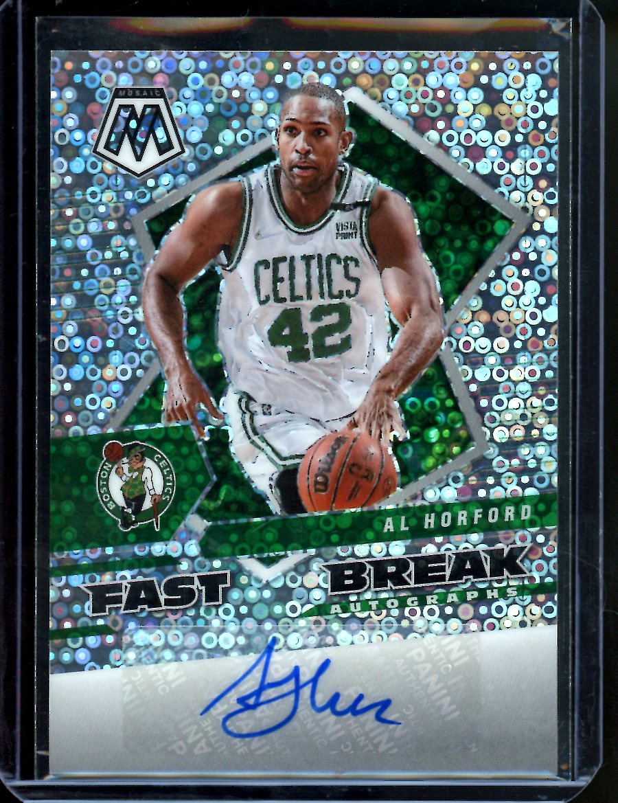 2021/22 Panini Mosaic Al Horford Fast Break Auto Celtics