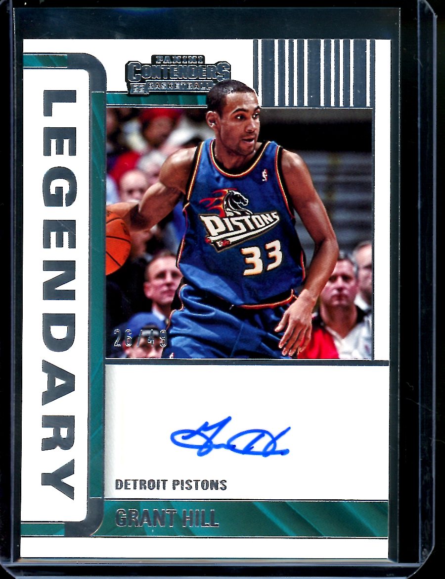 2022/23 Panini Contenders Grant Hill Legendary Auto /49 Pistons