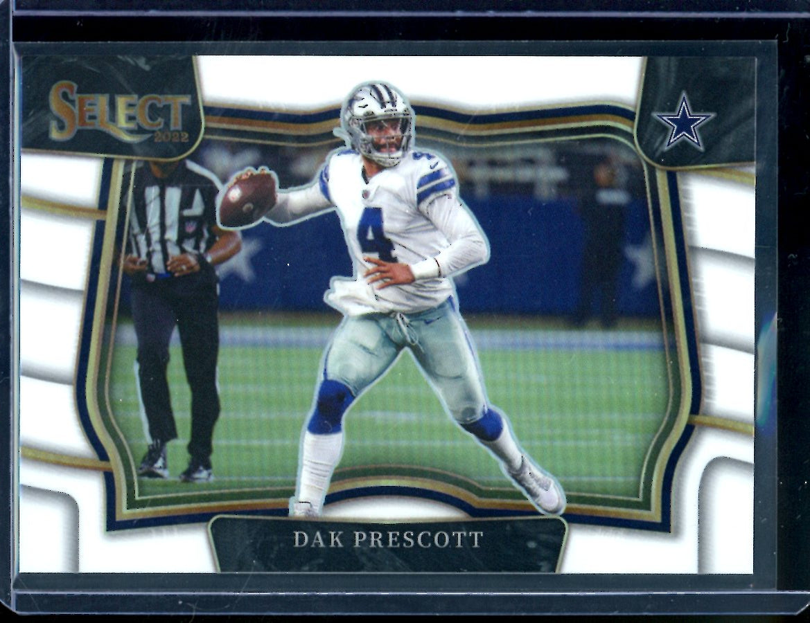 2022 Panini Select Dak Prescott Field Level White /35 Cowboys